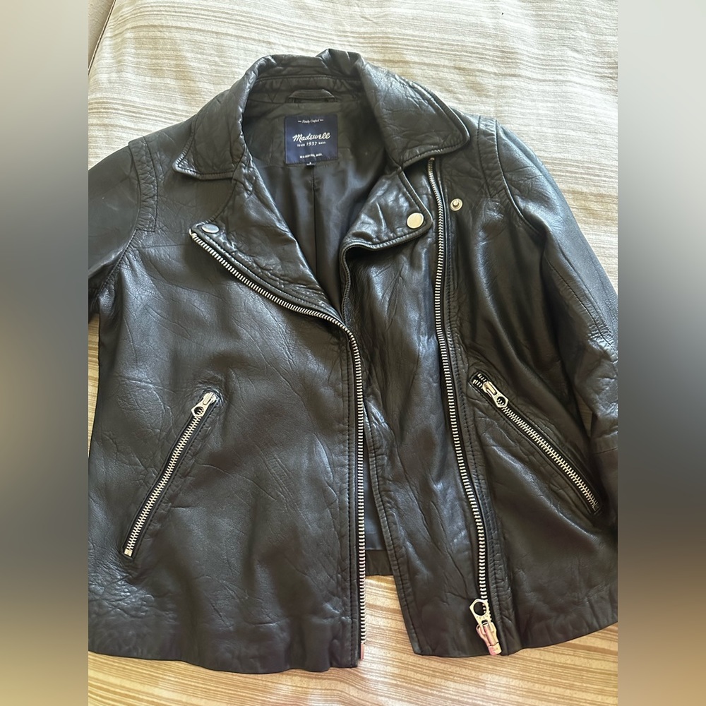 Madewell leather jacket